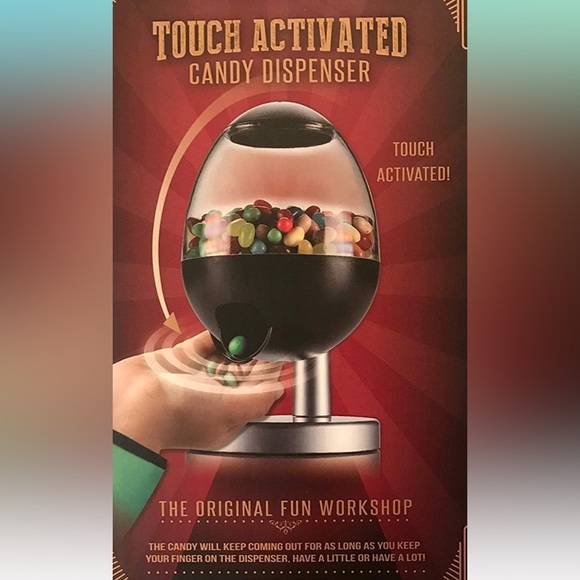 NEW! TOUCH ACTIVATED CANDY DISPENSER! 9 inches. Perfect for home or office. - Picture 2 of 4